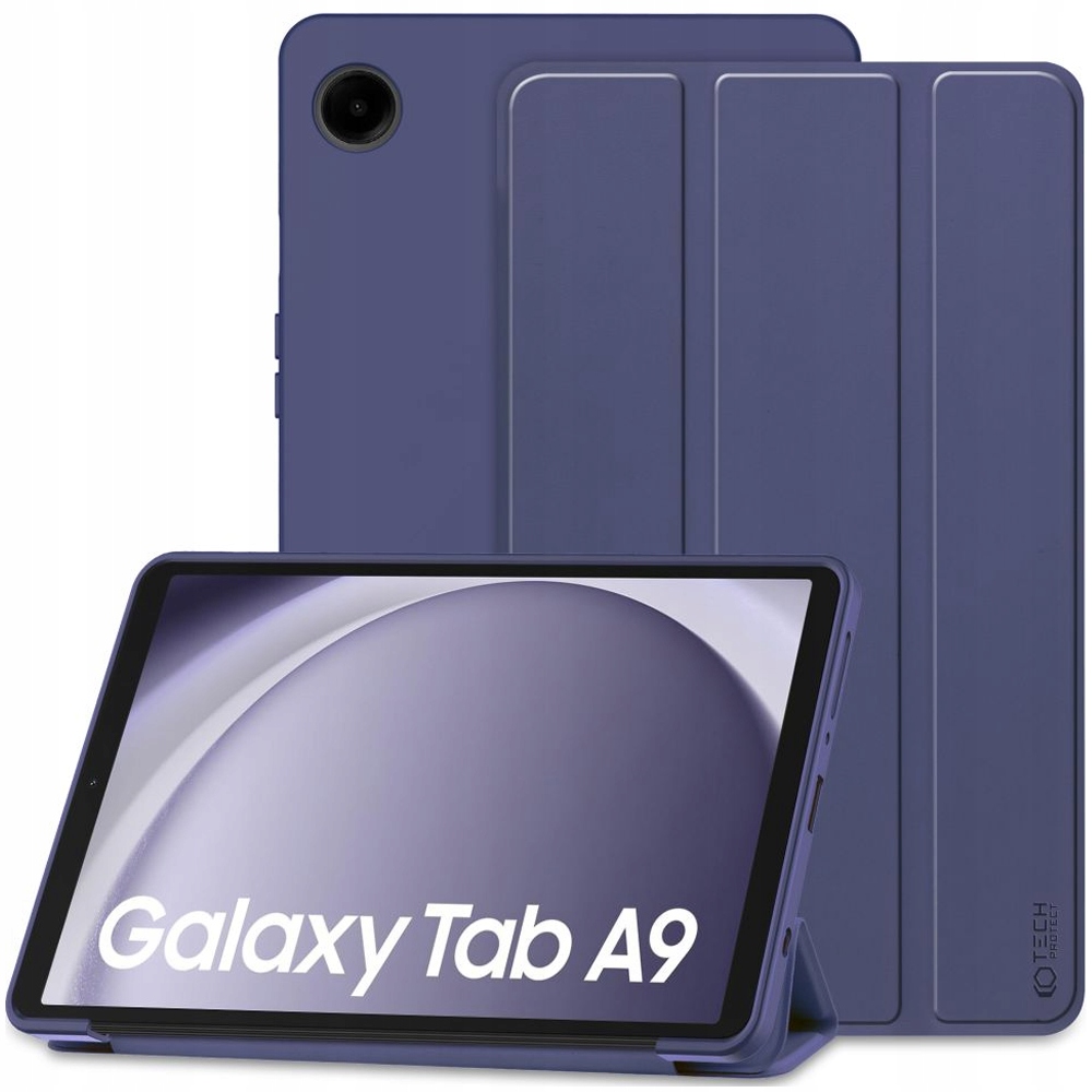 TECH-PROTECT ETUI CASE DO SAMSUNG GALAXY TAB A9 8.7 X110 / X115 GRANATOWE