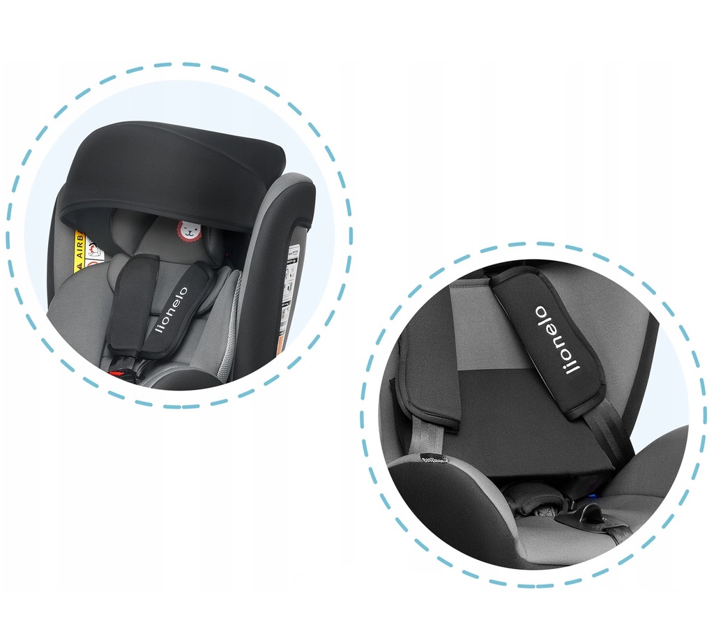 Купить Сиденье LIONELO BASTIAAN 0–36 кг ISOFIX, поворот на 360°: отзывы, фото, характеристики в интерне-магазине Aredi.ru