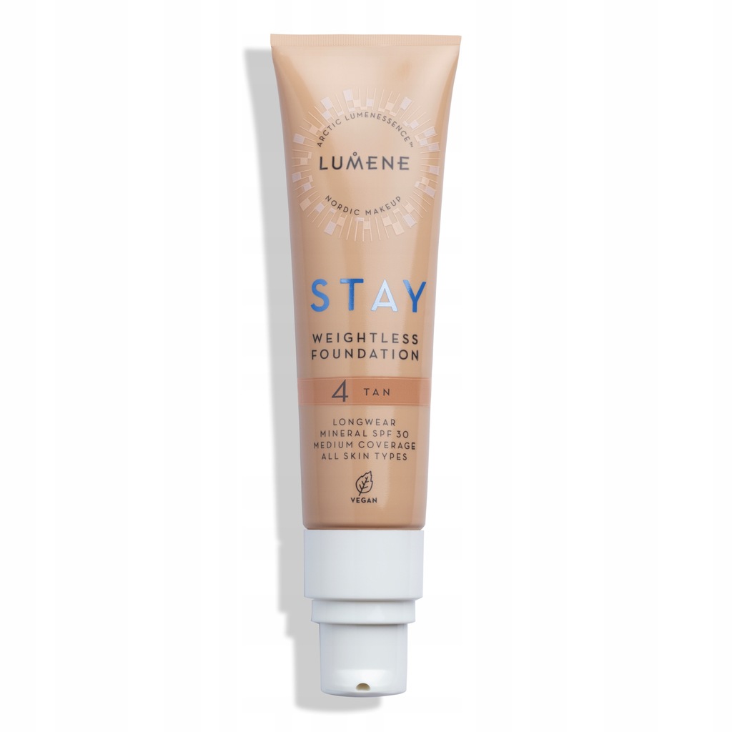 Lumene Stay Weightless Długotrwały Podkład do twarzy 4 Tan SPF30