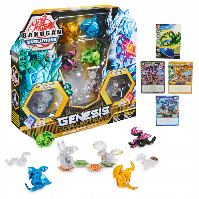 BAKUGAN EVOLUTIONS GENESIS COLLECTION ZESTAW