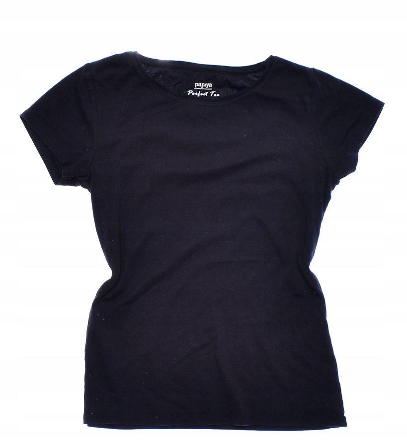 5722-62 ...PAPAYA... m#k CZARNY T-SHIRT BASIC r.40