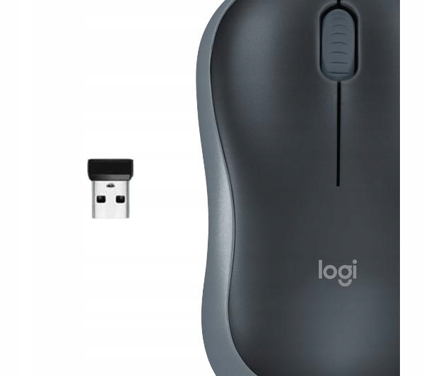 Купить Беспроводная мышь Logitech M185 USB 2,4 ГГц, серая: отзывы, фото, характеристики в интерне-магазине Aredi.ru