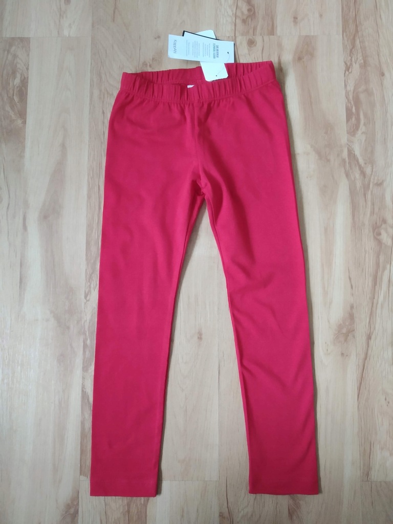 Kappahl legginsy czerwone r.116