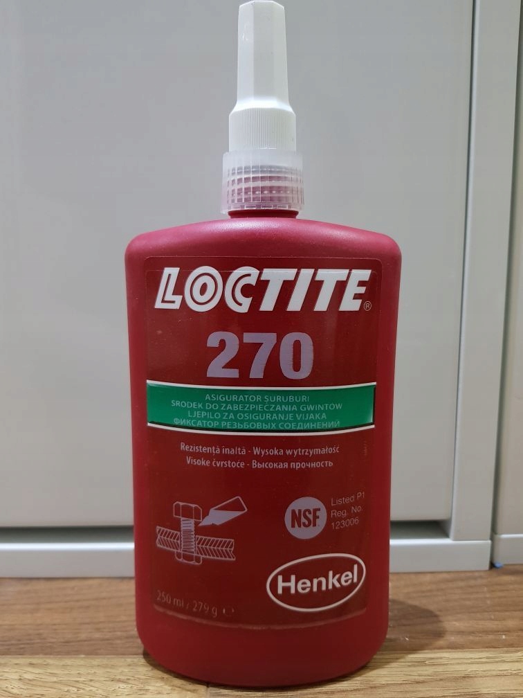 Loctite 270-250ml Do Gwintów Oryginał