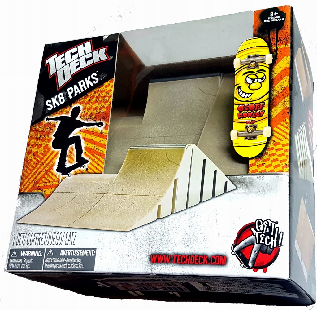 Tech Deck Skate Park Rampa Zestaw + Deska Oryginał 12823848832