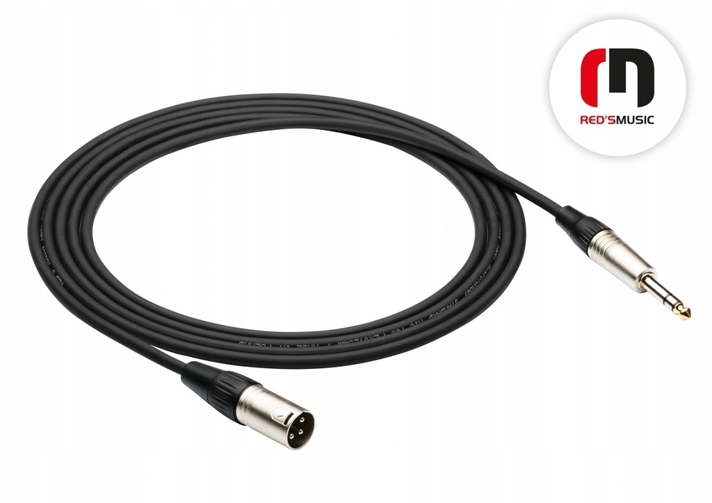 Red's Music XLR M - Jack Stereo 6,3 kabel