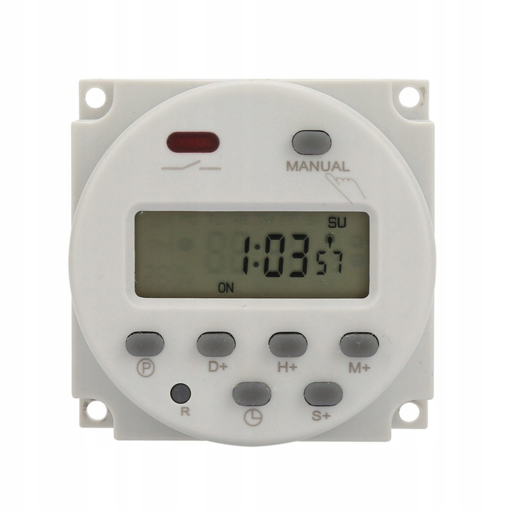 PROGRAMATOR CZASOWY WŁĄCZNIK WYŁĄCZNIK ENERGOOSZCZĘDNY CYFROWY 1s~168h LCD