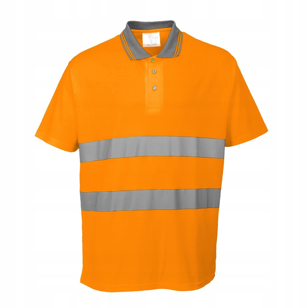 Koszulka Polo Cotton Comfort PORTWEST Pomarańcz XL