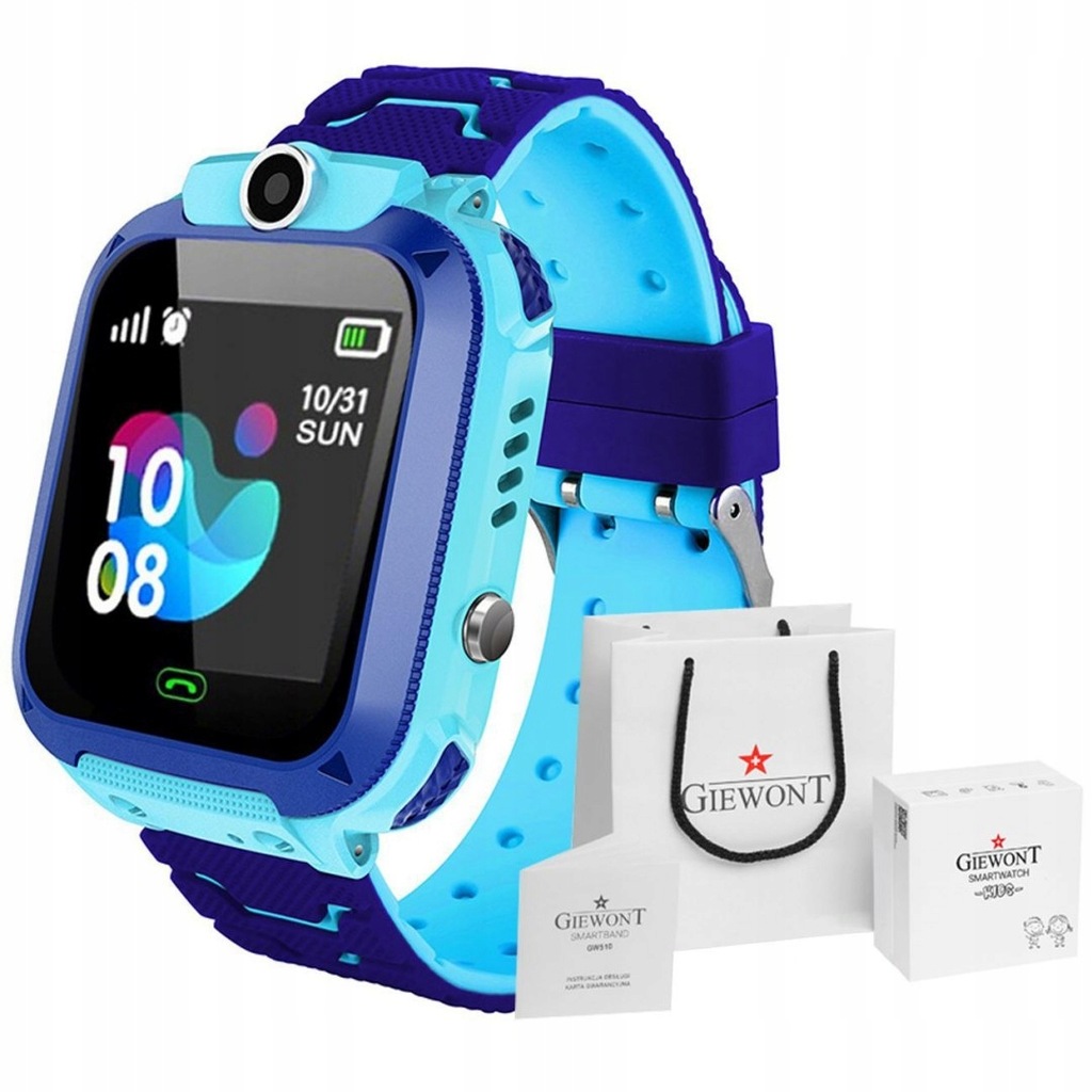 Smartwatch Dziecięcy Giewont SIM SOS GW510-2 BLUE