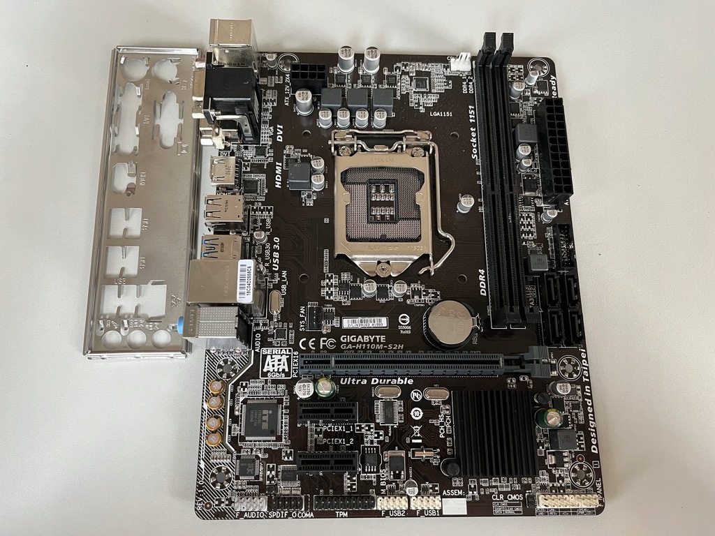 Płyta główna GIGABYTE GAH110MS2H mATX 1151 DDR4 12548423922