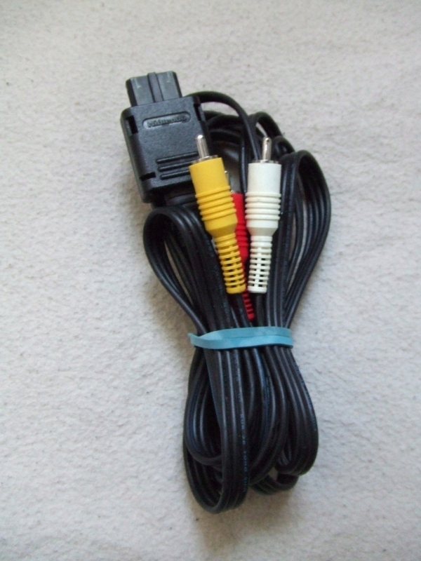 Oryginalna kabel AV cinch Nintendo GameCube -NGC