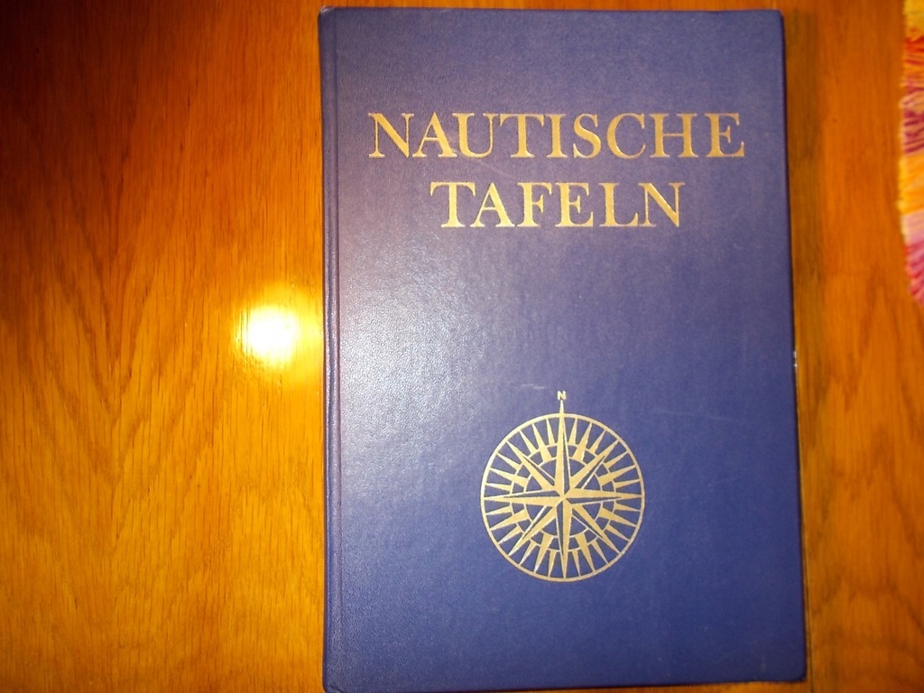 Książka NAUTISCHE TAFELN w języku Niemieckim 1976