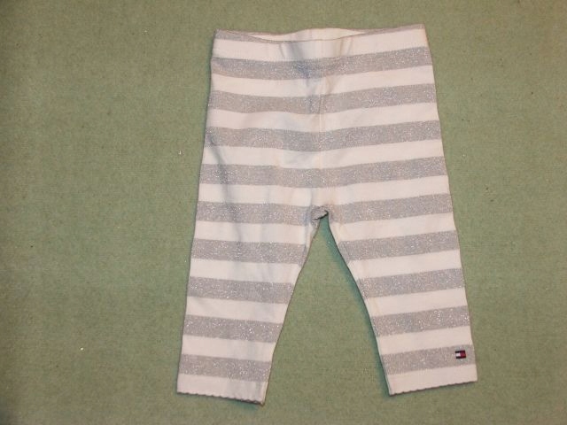 Legginsy w pasy 6-9m Tommy Hilfiger