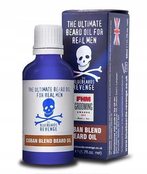 Cuban Blend Beard Oil - Bluebeards Revenge 50 ml -