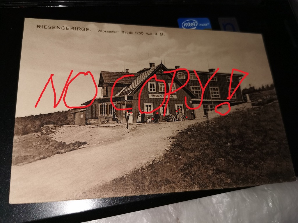Karkonosze schronisko Vosecka Bouda Czechy pieczęć