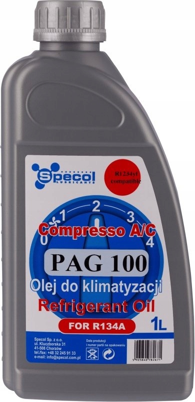 Olej do klimatyzacji Specol PAG 100 UV 1L