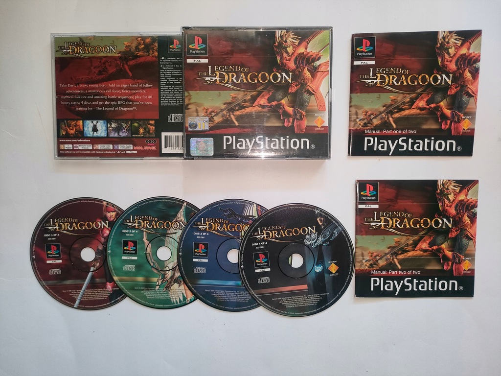 THE LEGEND OF DRAGOON PS1 PSX