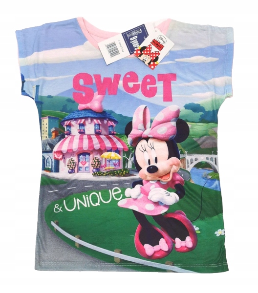 Śliczny t-shirt bluzeczka DISNEY Minnnie Mouse 134