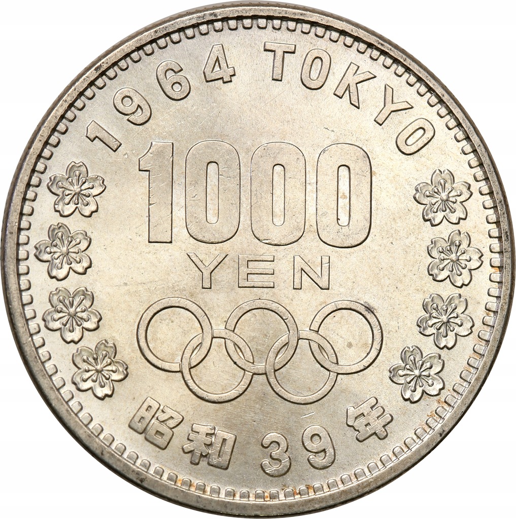 Japonia 1000 Yen 1964 olimpiada Tokio st.1