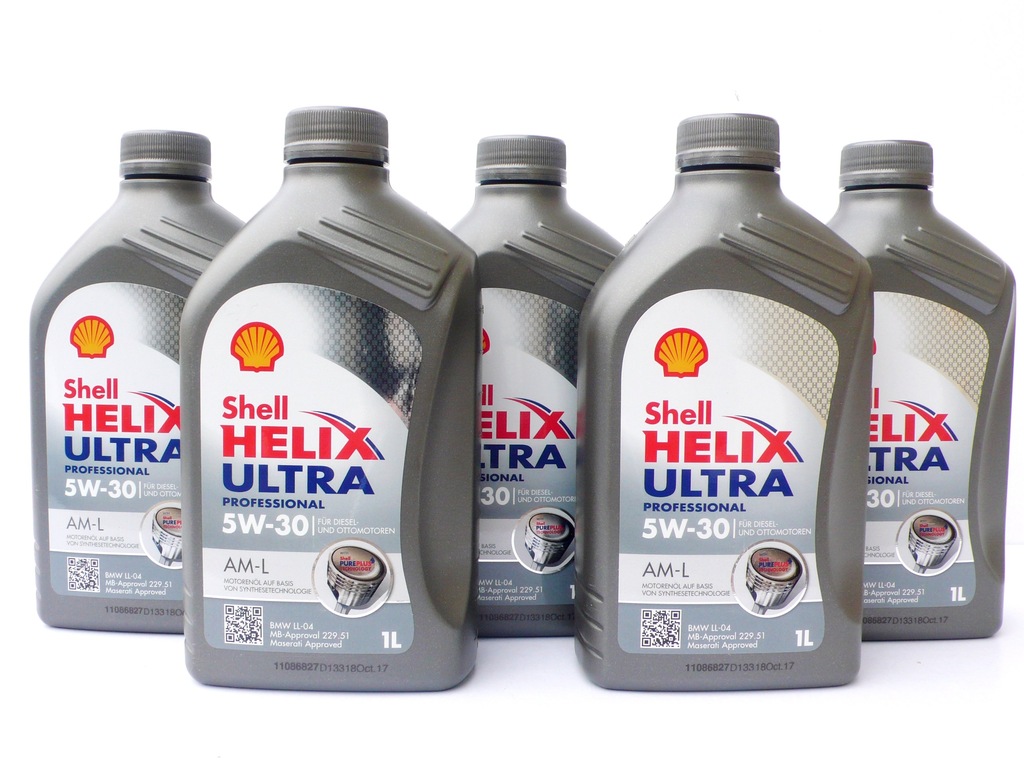 SHELL HELIX ULTRA PROFESSIONAL AM-L 5W30 5L BMW MB - 7069336881 ...