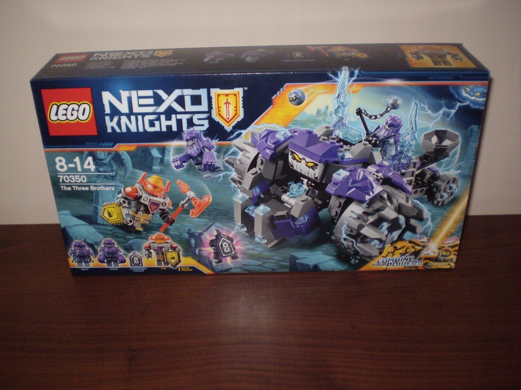 LEGO NEXO KNIGHTS 70350 POJAZD TRZECH BRACI !