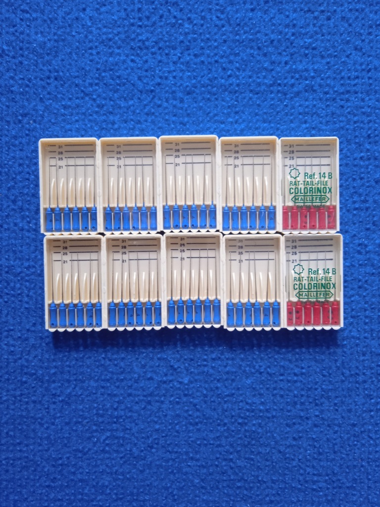 Pilniki endodontyczne - zestaw