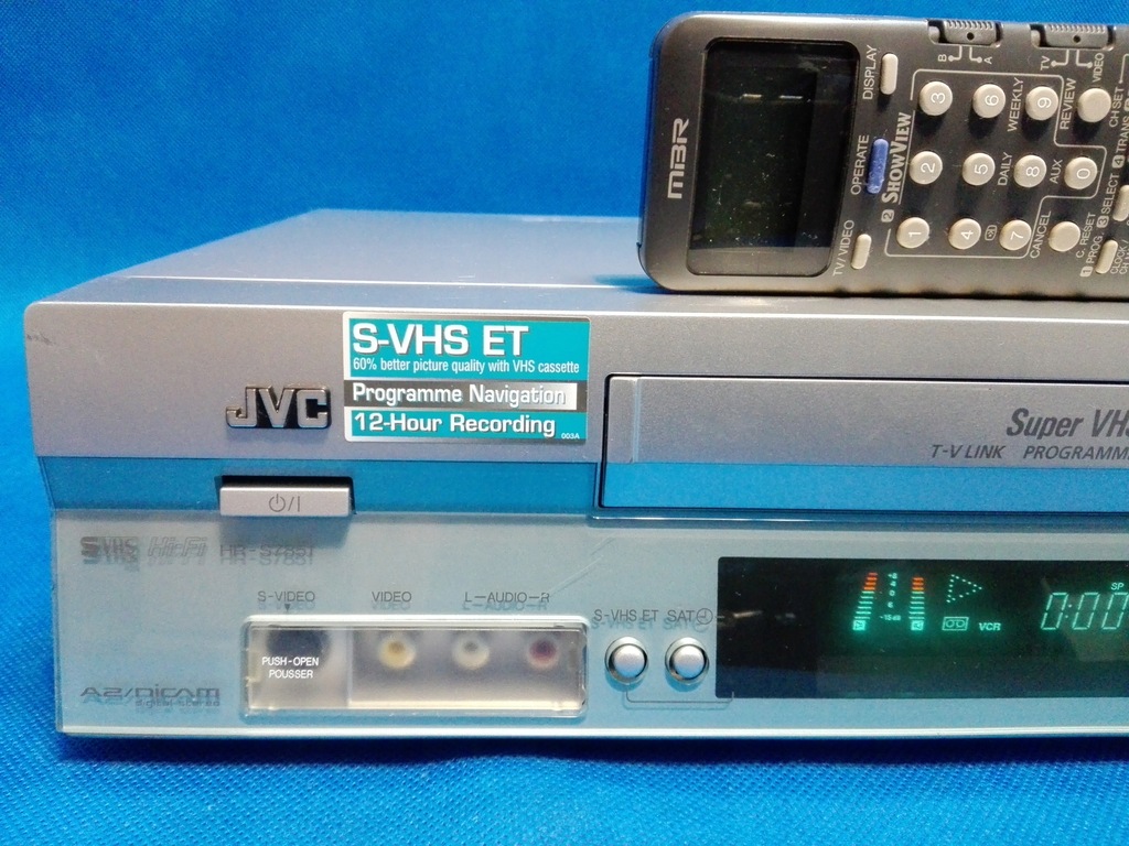 Купить JVC HRS-7851 Видеомагнитофон/6 голов/Super VHS/Пульт дистанционного управления: отзывы, фото, характеристики в интерне-магазине Aredi.ru