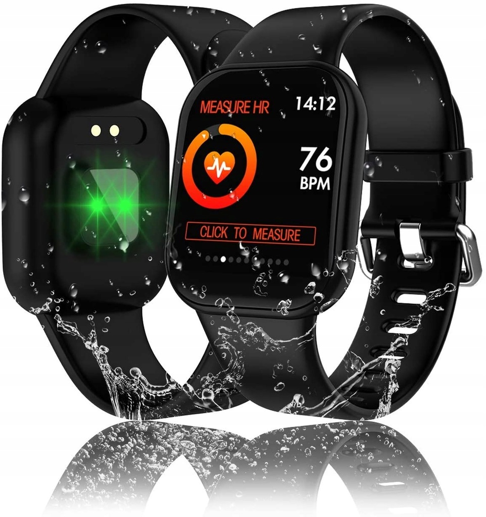 Tipmant wodoodporny smartwatch fitness tracker