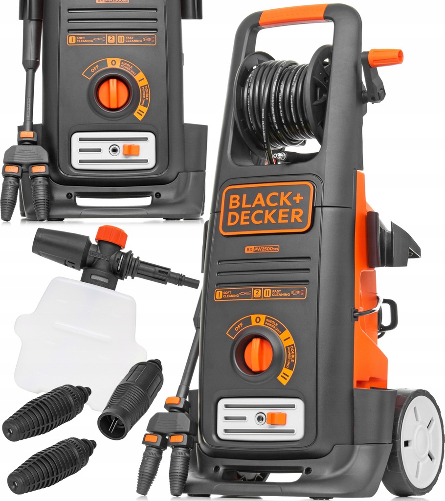 Купить BLACK DECKER МАШИНА ДАВЛЕНИЯ 2 АЛЮМИНИЕВЫХ НАСОСА 200 БАР: отзывы, фото, характеристики в интерне-магазине Aredi.ru