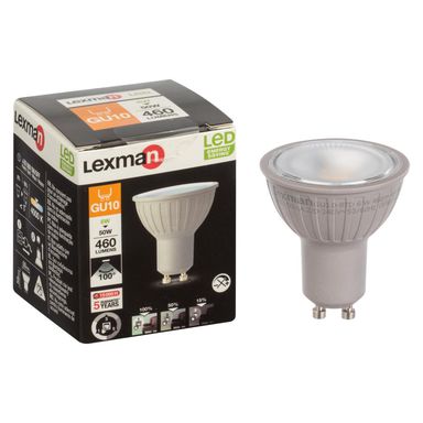 Żarówka LED GU10 6 W 460 Lm LEXMAN reflektor - 7556697300 - oficjalne  archiwum Allegro