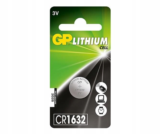 GP Batteries LITHIUM BUTTON CELL CR1632