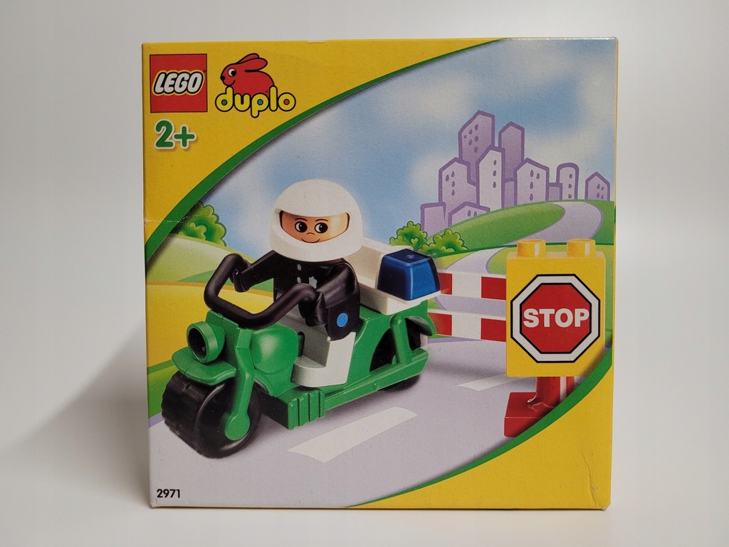 2971 Lego Duplo Policjant Motocykl MISB 2001 nowy