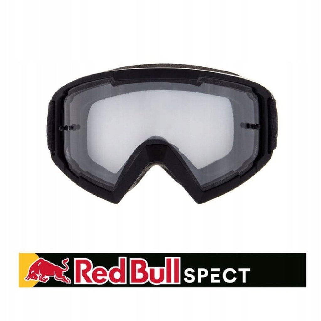 Gogle Red Bull Spect Whip Black szyba Clear Flash