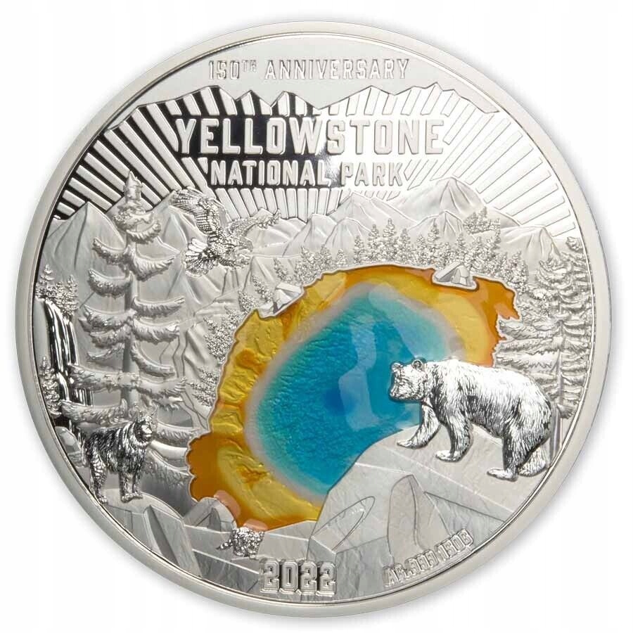 Barbados 2022 Yellowstone National Park moneta