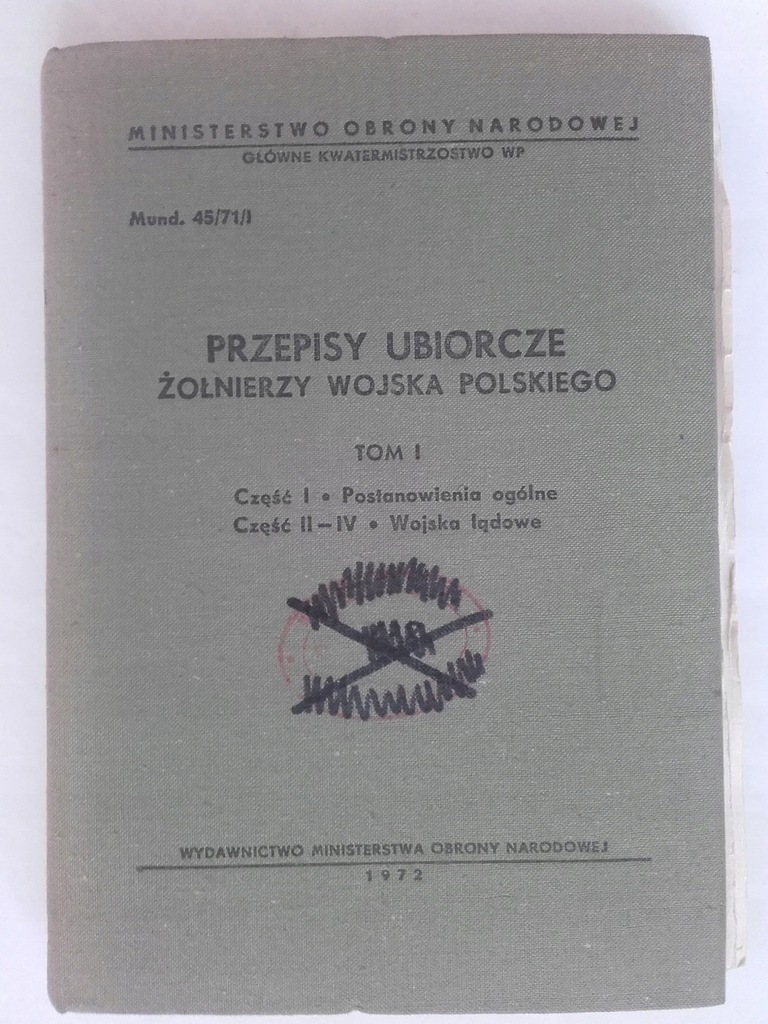 Przepsy Ubiorcze Żołnierzy Wojska Polskiego 5 czę