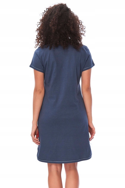 Koszula Dn-nightwear TCB.9505 Deep blue L /Dobrano
