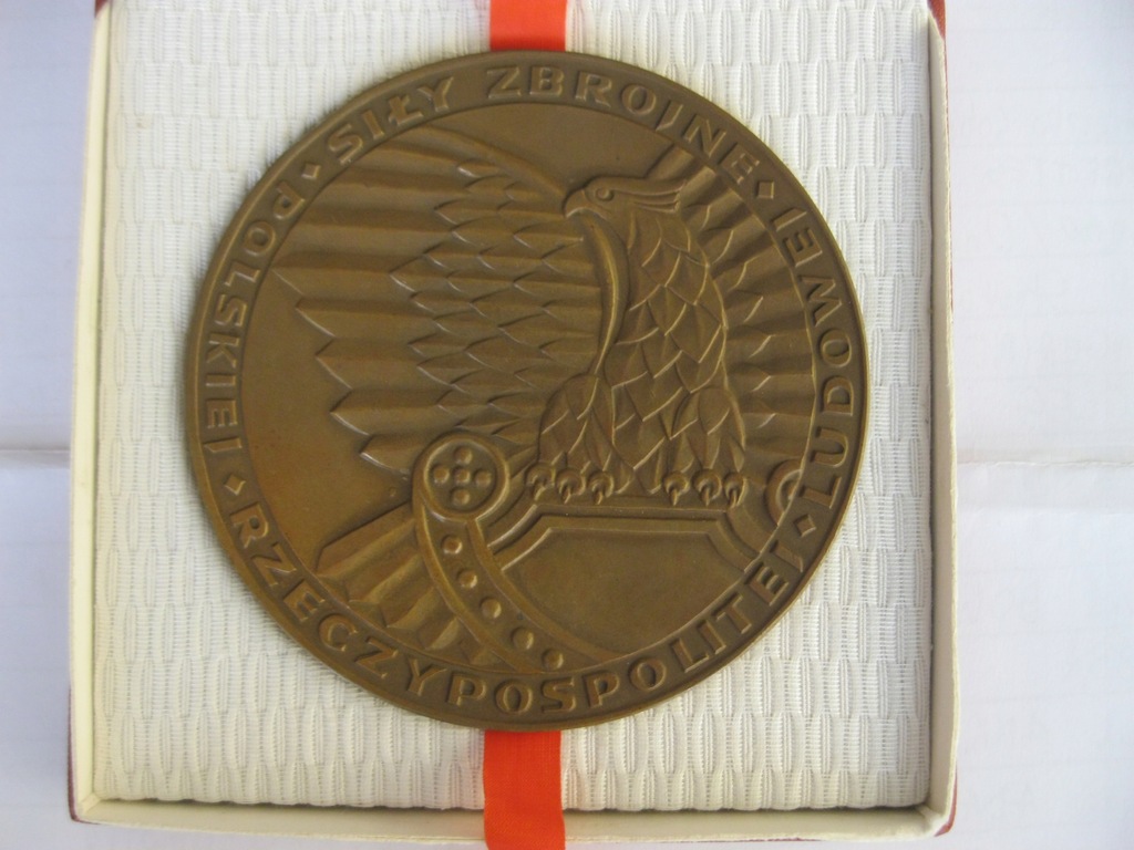 Medal -POLSKIE SILY ZBROJNE PRL/SAWICKI/9 cm !!!