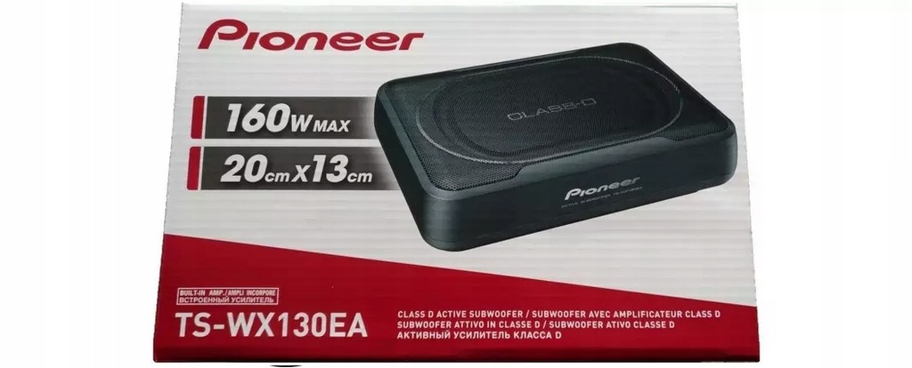 Subwoofer aktywny Pioneer TS-WX130EA 160 W czarny