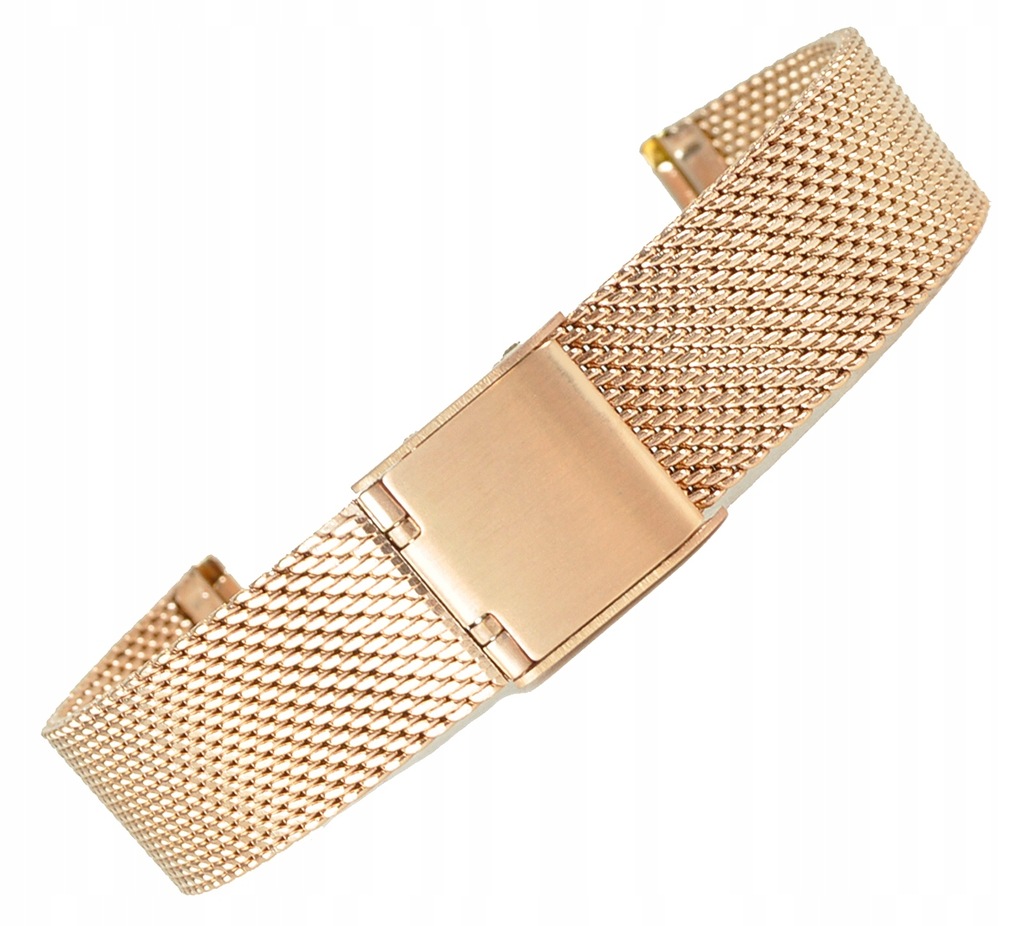 Bransoletka do zegarka ROSEGOLD SIATKA MESH 12 mm