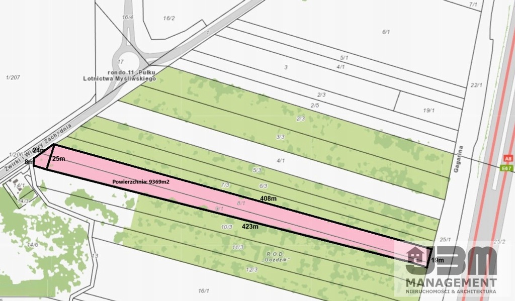 Działka, Wrocław, Fabryczna, 9369 m²