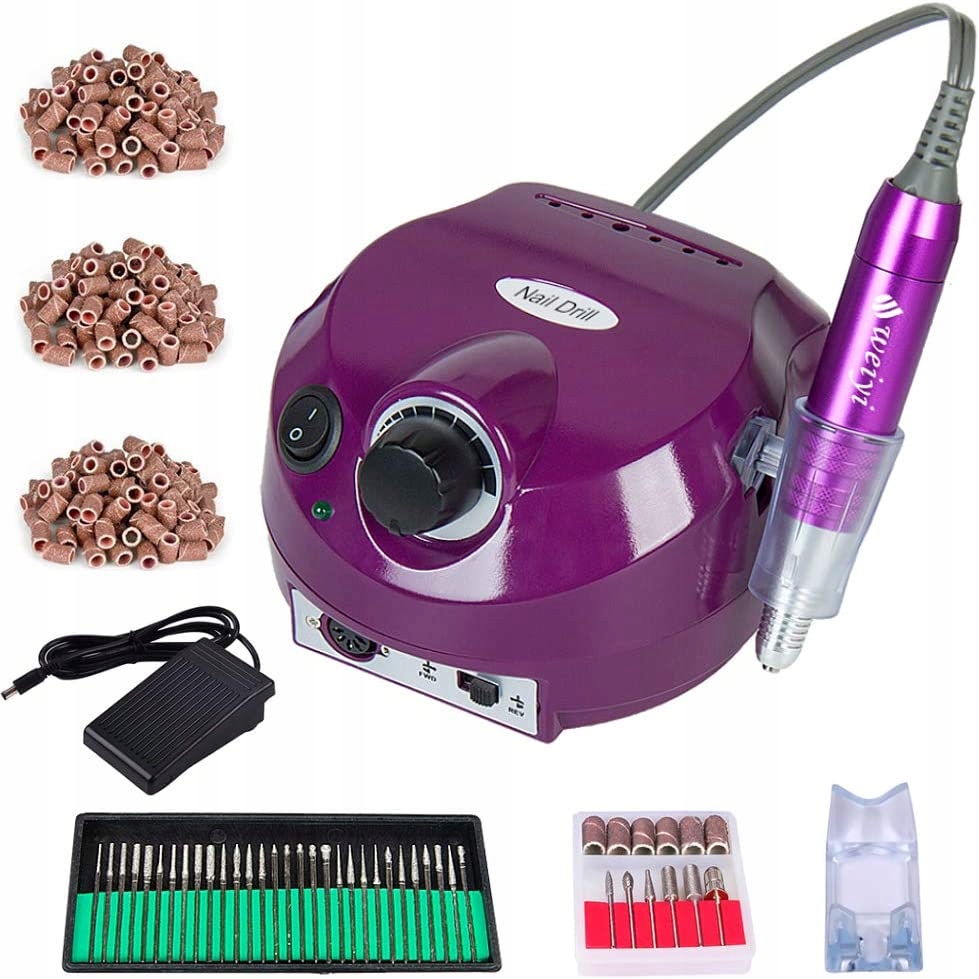 Frezarka do paznokci Nail Drill set frez 65 W - 12548273215 - oficjalne ...