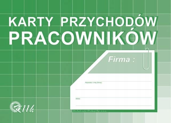 Karty przychodów pracowników A4 K11-H