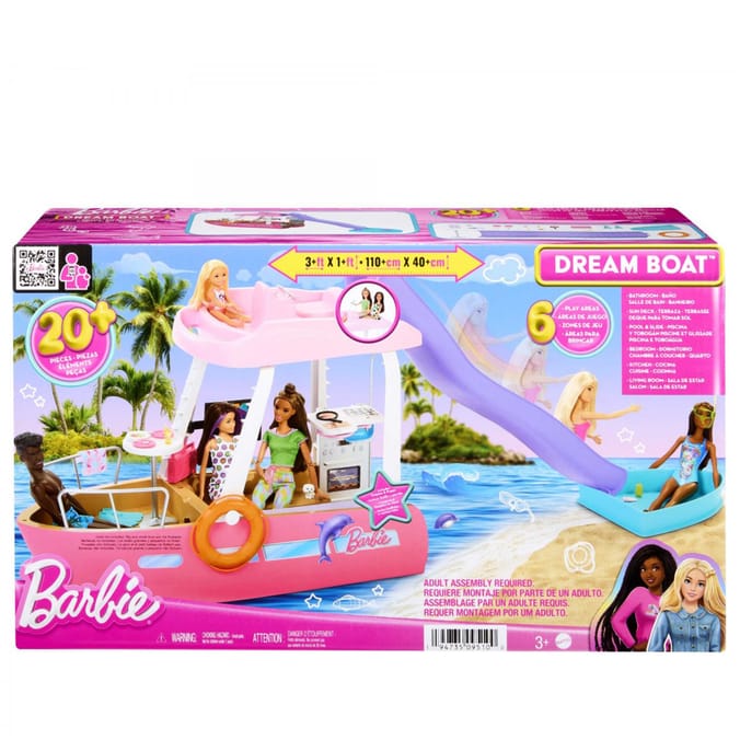 Wymarzona Łódka BARBIE Dream Boat HJV37 Mattel