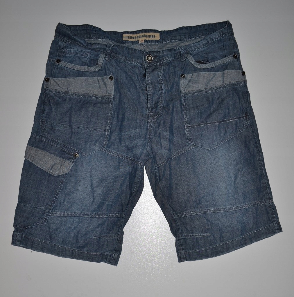 679*river island spodenki jeans w 36 pas 100 cm
