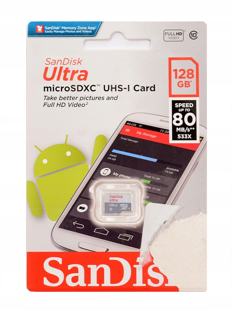 Sandisk micro SDXC ULTRA 128 GB