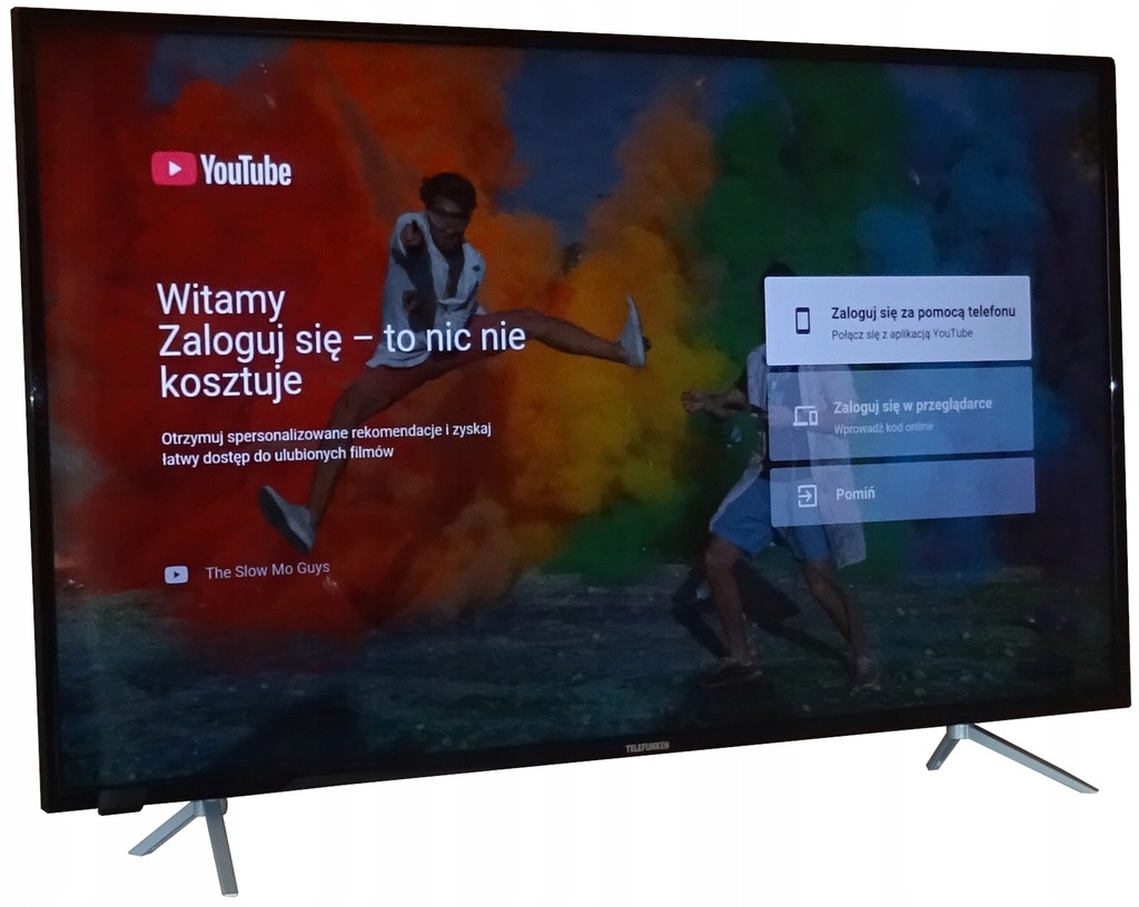 Купить SMART TV TELEFUNKEN D55V800M4CWH 4K HDR Bluetooth: отзывы, фото, характеристики в интерне-магазине Aredi.ru