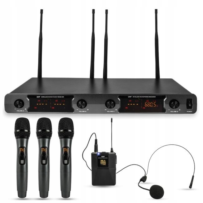 Mikrofonowy system bezprzewodowy NN WMIC4