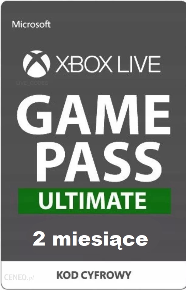 Subskrybcja Xbox Live Gold cyfrowa 2 miesiące