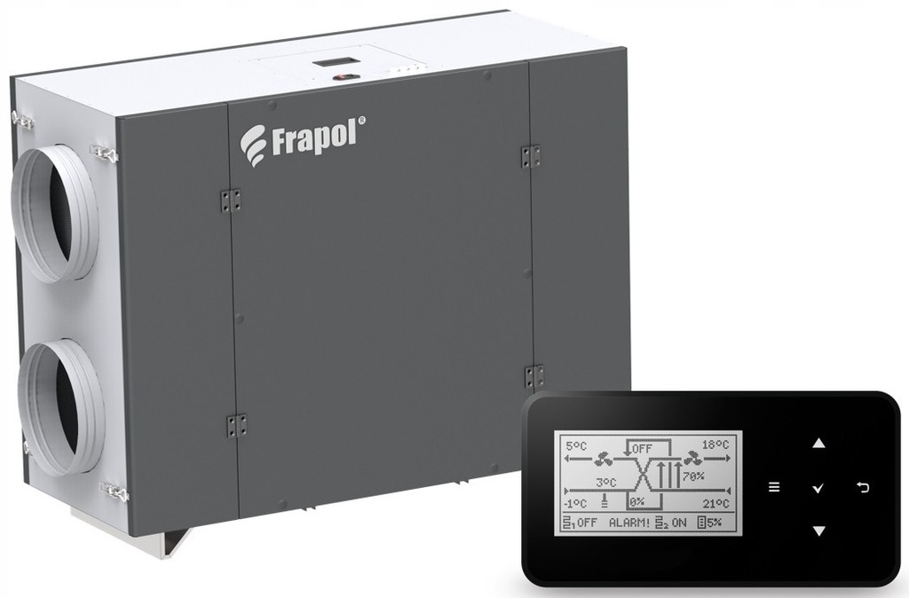 Rekuperator FRAPOL OnyX Compact 750+ sterownik