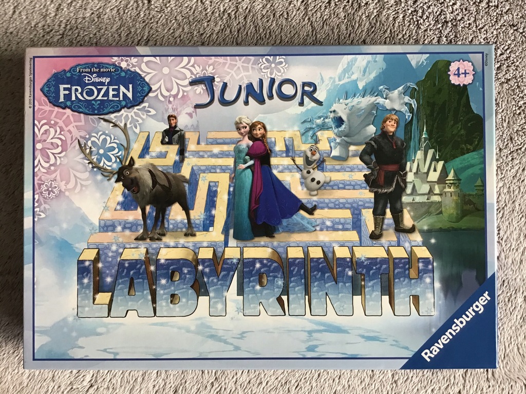 Labirynt Junior Frozen Gra Planszowa Ravensburger